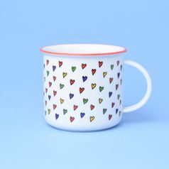 Mug Tina big 380 ml, Hearts, Český porcelán a.s.