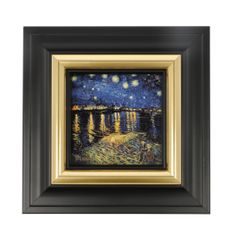 Picture V. van Gogh - Stars over the Rhone, 18,5 / 3 / 18,5 cm, Porcelain, Goebel