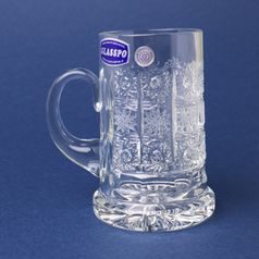 Pivní sklenice třetinka (300 ml), brus 500pk, Glasspo