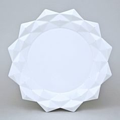 Plate Dinner 26,5 cm, Diamond white, Goldfinger Porcelain