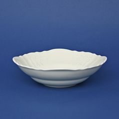 Bowl deep 23 cm, Thun 1794 Carlsbad porcelain, Bernadotte ivory