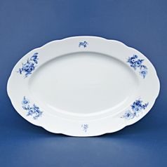 Dish oval flat 36 cm, Thun 1794 Carlsbad porcelain, ROSE 80061