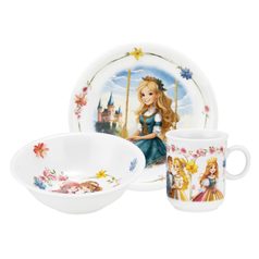Princess: Children's set 3 pcs., Compact 65500, Seltmann porcelain