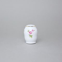 Slánka sypací, Thun 1794, karlovarský porcelán, BERNADOTTE míšeňská růže
