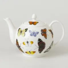 Butterfly Garden, Teapot 0,9 l, Roy Kirkham, English Fine Bone China