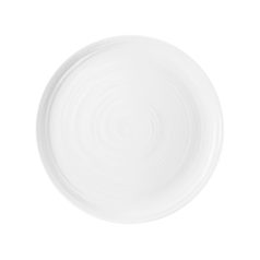 Terra WHITE: Club plate / dish round flat 31 cm, Seltmann porcelain
