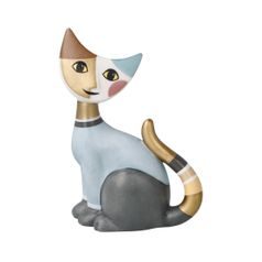 Cat Lola 5.5 / 3 / 8cm, biscuit china, Cats Goebel R. Wachtmeister
