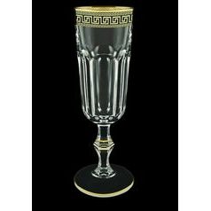 Astra Gold: Champaigne glass 160 ml, 19 cm, Antique Golden Black