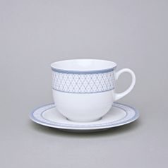 Cup tea / coffee tall 230 ml and saucer 15,5 cm, Thun 1794, OPAL 80144