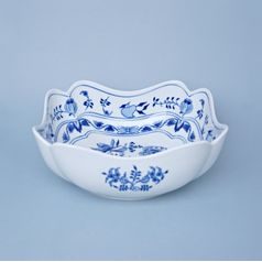 Salad dish square deep 24 cm, Original Blue Onion Pattern