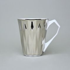 Hrnek 250 ml, Diamond Platinum, porcelán Goldfinger