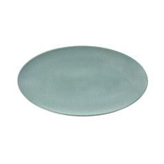 Bowl dish oval flat 33x18 cm, Green Chic 25674, Seltmann Porcelain