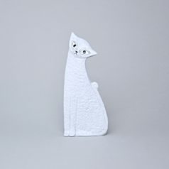 Cat 7,8 x 4,5 x 18,5 cm, Pastel 3, Porcelain Figures Duchcov