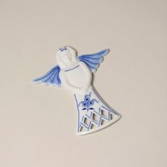 Christmas decoration - angel 10 cm, original Blue Onion Pattern