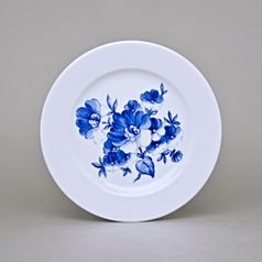Plate breakfast 21 cm, blue flower, Cesky porcelan a.s.