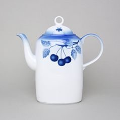 Konev kávová Cairo 1,2 l, Thun 1794, karlovarský porcelán, BLUE CHERRY