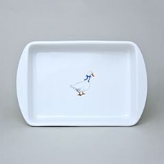 Bohemia Baking Dish, decor Geese, 27 x 17 cm, Český porcelán a.s.