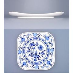 Square plate 29 cm, Original Blue Onion Pattern