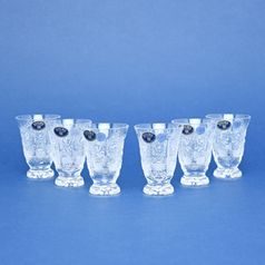 Křišťálové likérky (panáky) broušené, 6 ks, 60 ml Crystal BOHEMIA