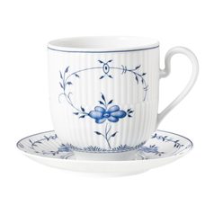 Hrnek 350 ml + podšálek 16 cm, Amina slaměnka, porcelán Seltmann