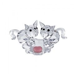 Sweet Twosome - Cats 22 x 42 mm, Crystal Gifts and Decoration PRECIOSA