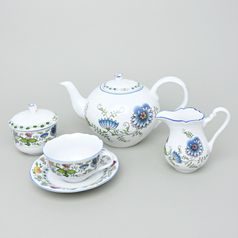 Tea set for 6 pers., COLOURED ONION PATTERN