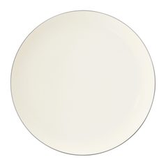 Talíř mělký 27,5 cm, Savona fine diamond se šedou linkou, porcelán Seltmann