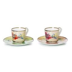 Set fo 2 tea cup + saucers, Lamart Été Savage