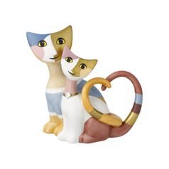 Cats Innamorato 10,5 cm, porcelain, Cats Goebel R. Wachtmeister