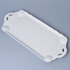 Adelka white: Platter 39 x 16,5 cm, G. Benedikt 1882