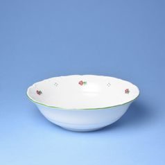 Bowl 17 cm, Verona red flower + green, G. Benedikt 1882