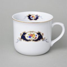 Hrnek Vařák 650 ml, erbíky + zlatá linka, Český porcelán a.s.,