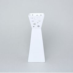 Bohemia White, Váza hranatá prolamovaná 22,5 cm, design Pelcl, Český porcelán a.s.