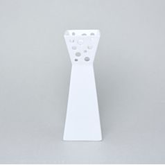 Bohemia White, Váza hranatá prolamovaná 22,5 cm, design Pelcl, Český porcelán a.s.