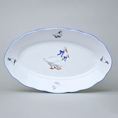 Dish oval 31 cm, Český porcelán a.s., Geese