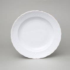 Plate deep 24 cm, Opera gold line, Český porcelán a.s.