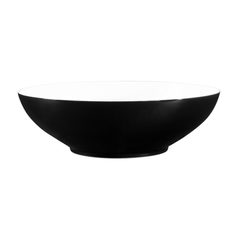 Bowl 23 cm, Lido Solid Black, Seltmann porcelain