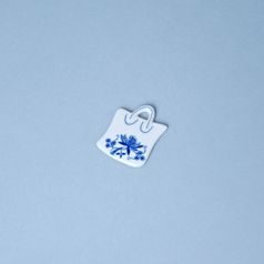 Magnet Shopping bag 6,2 x 4 cm, Original Blue Onion Pattern