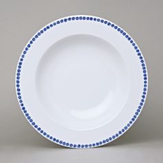 Nina 29423 šneci modří: Talíř hluboký 22 cm, Thun 1794, karlovarský porcelán