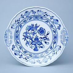 Cake plate with handles 28 cm, Original Blue Onion Pattern