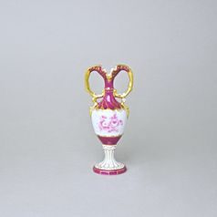 Vase AMPHORA two handles mini 14 cm, Purple, Vases Duchcov