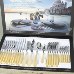 24 pcs. cutlery set, Venezia 18101 ivory, NEVA