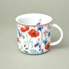 Hrnek Tina Fantazie, luční kvítí, 0,38 l, velký, Český porcelán a.s.