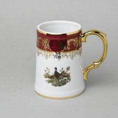 Pitcher 500 ml, hunting - ruby, Royal Czech porcelain