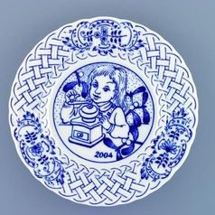 Annual plate 2004 18 cm, Original Blue Onion Pattern