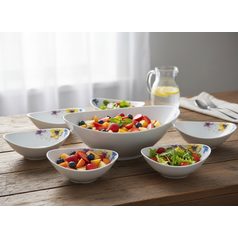 Compot set 7 pcs. big, Thun 1794, karlovarský porcelán, Loos white