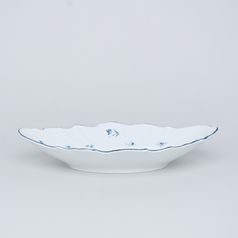 Basket for bread 34 cm, Thun 1794 Carlsbad porcelain, BERNADOTTE blue flower