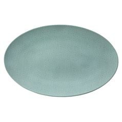 Bowl dish oval flat 40x26 cm, Green Chic 25674, Seltmann Porcelain