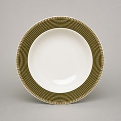 Plate deep 22 cm, Thun 1794 Carlsbad porcelain, Cairo 30381 ivory