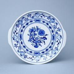 Plate with handles 24,6 cm, Original Blue Onion Pattern, QII